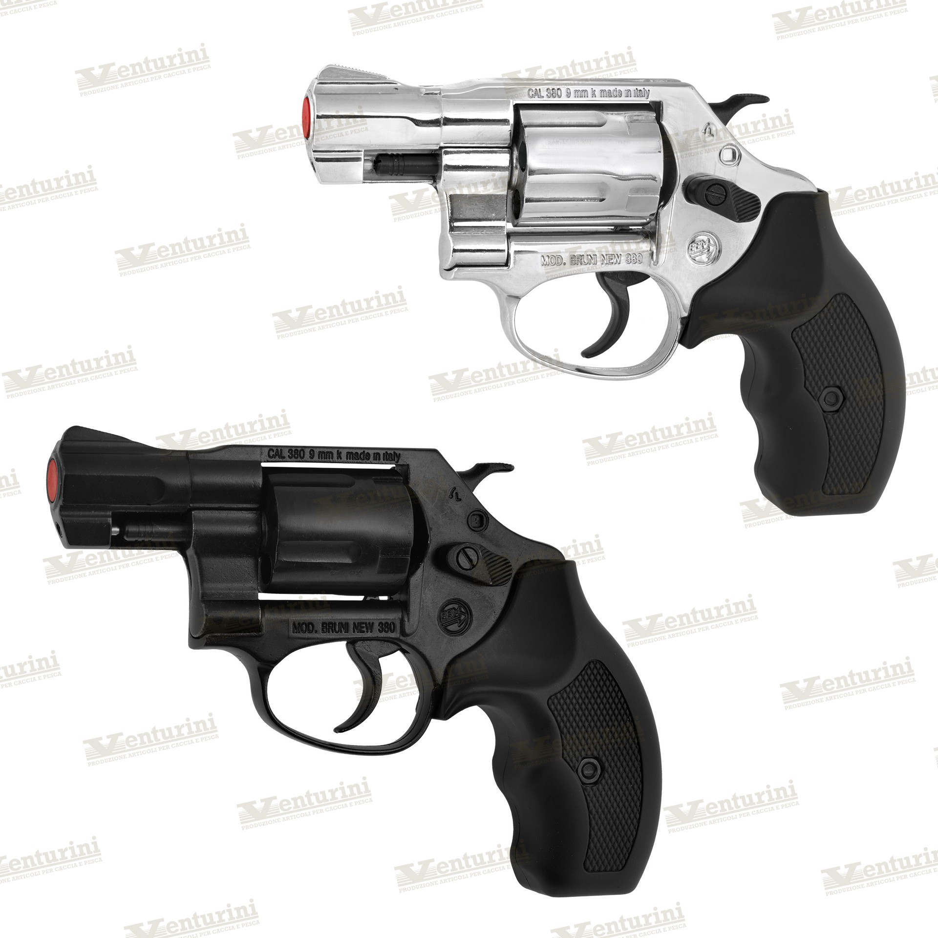 Pistola a salve mod. Revolver New 380 2 pollici cal. 380 Bruni - Venturini  Shop